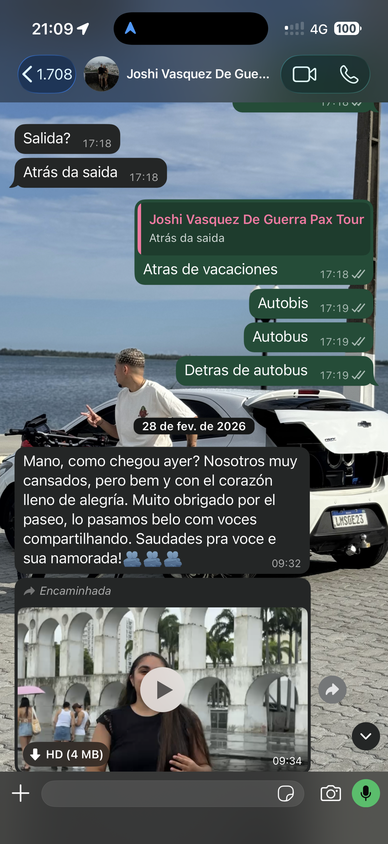 Opinión de un cliente enviada por WhatsApp — imagen 1